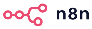 n8n workflow automation tool logo for advanced integrations. Open-source automation platform for business processes.